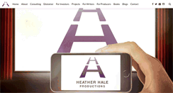 Desktop Screenshot of heatherhale.com